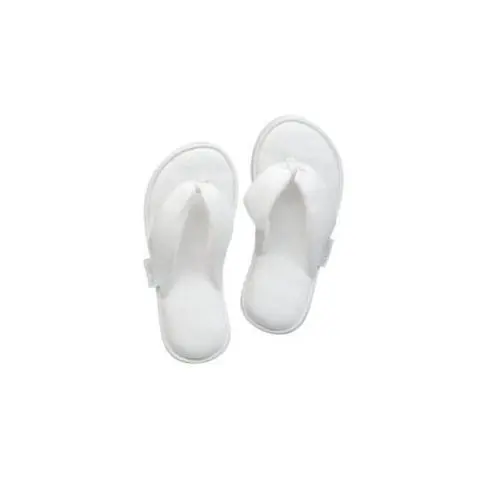 Hotel teenslipper wit velours 100st. In doos